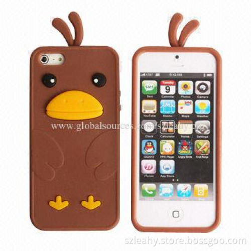 Chicken-shaped silicone case for iPhone 5/5S